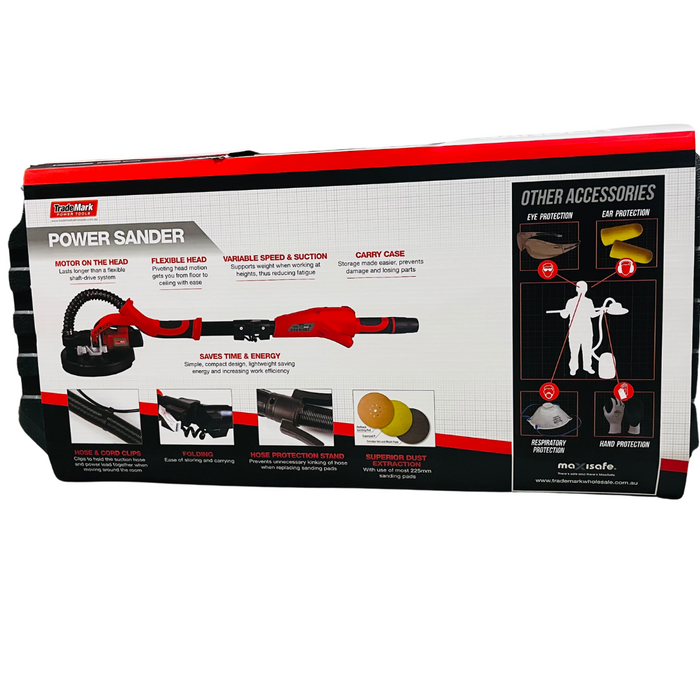 Trademark power sander electric sander tool sanding drywall sander dust free sander machine