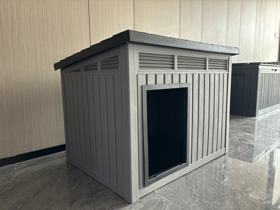 Premium Leaning Roof Dog House – Stylish, Durable, and Weather-Resistant Shelter for Your Pet SUKK