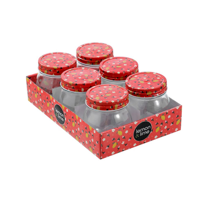 Lemon & Lime ROMA SHERBERT GARDEN DECO CONSERVE JAR 300ML 6PK