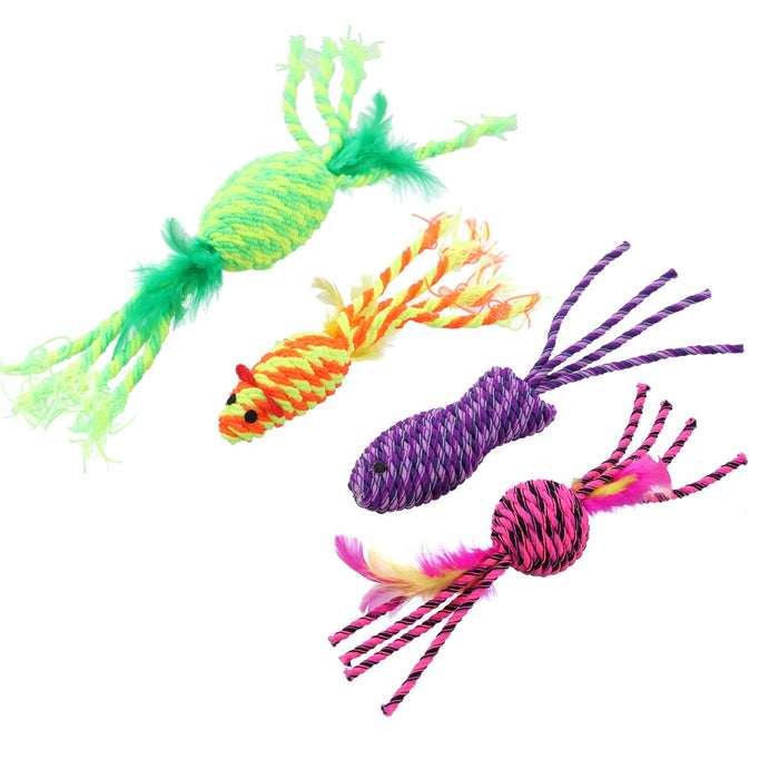 Paws & Claws POUNCE STRETCHY 2PK CAT TOY