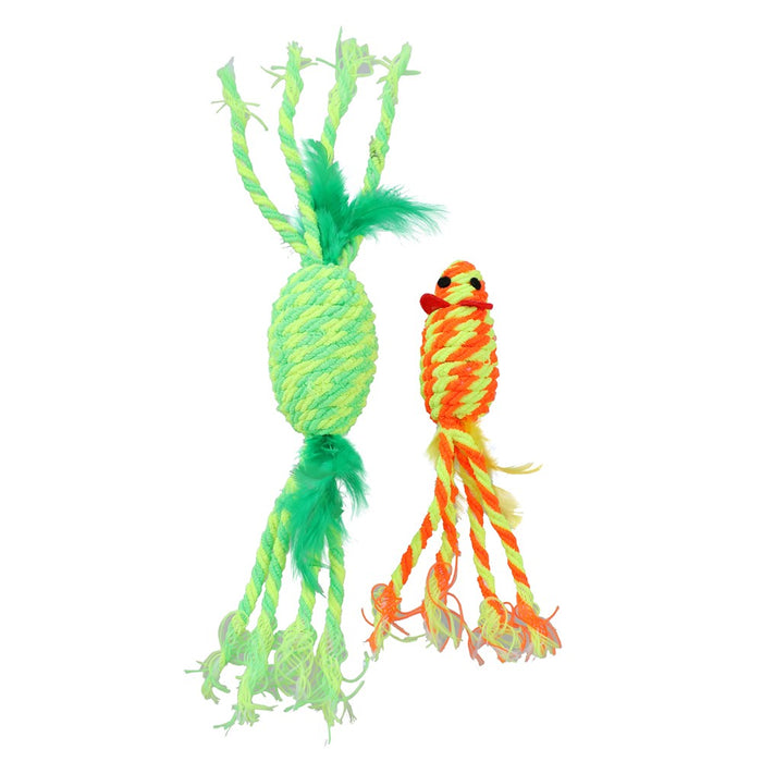 Paws & Claws POUNCE STRETCHY 2PK CAT TOY