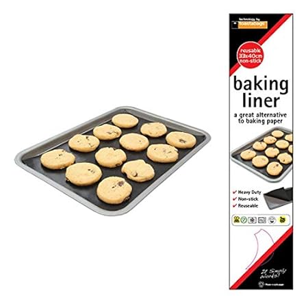 N/S REUSABLE BAKING LINER 30 X 40CM (230G) BLACK