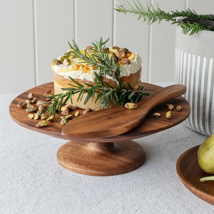 3 set Acacia Cake Server/Slicer