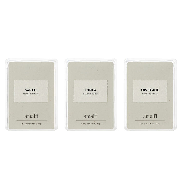 Amalfi Santal Tonka Soy Wax Melts Taupe