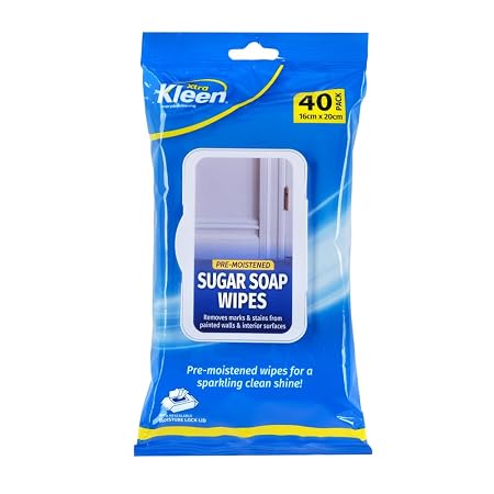 Cleaning Sugar Soap Wet Wipes 40pk - Size: 16cm x 20cm per/pc