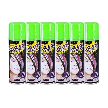 Hair Spray Colour Fluro 125ml Green
