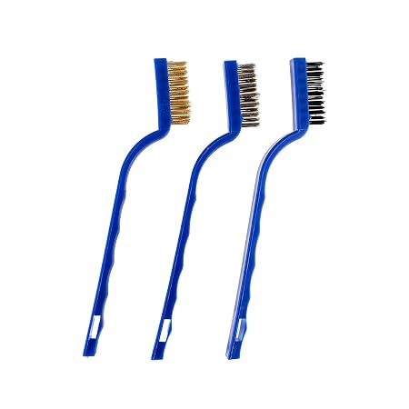 Wire Cleaning Brush Set Blue 3 Pack