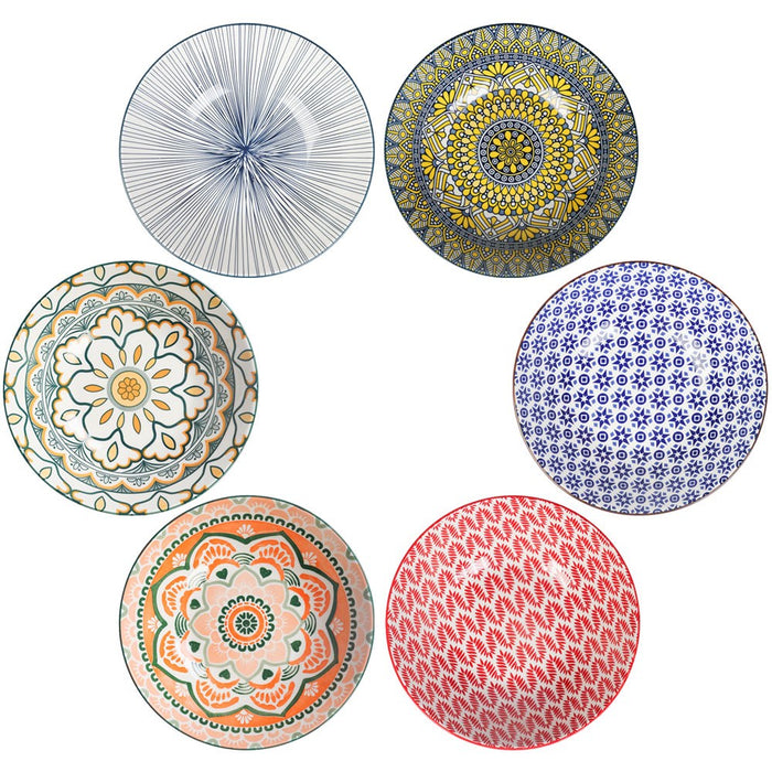 Lemon & Lime MOROCCAN DECO CERAMIC SERVING BOWL 23X6CM