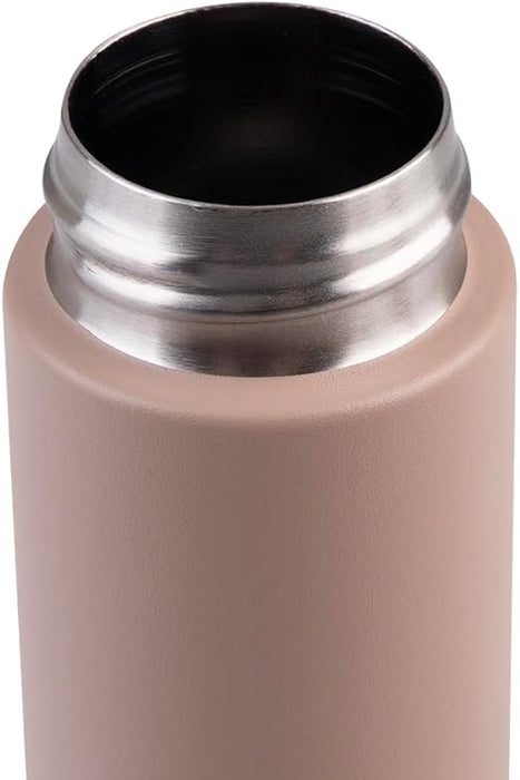 S/S D/WALL INS. DRINK BOTTLE W/ POWDERCOAT 250ML LATTE