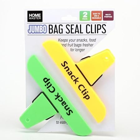 Easy Seal Bag Clips Jumbo 15cm 2pc