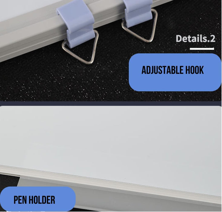 Portable Magnetic Home and Office Board Whiteboard 90X60CM Marker Button