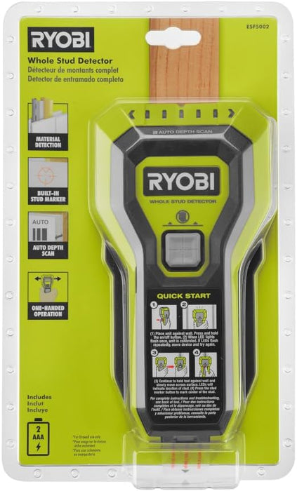 Professional & Marketing Overview: Ryobi Stud Finder with AC Detection (RYSF5003)