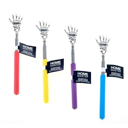 Extendable Hand Claw Back Scratcher (Extends from 20-57cm) Assorted Colours