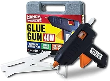 Glue Gun Black 40W In Grey Carry Case