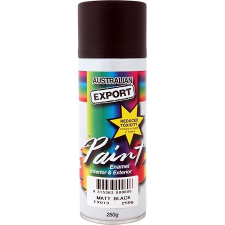 Export Paint Black Matt 250gm