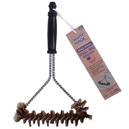 Small Brass Spiral Barbecue Brush