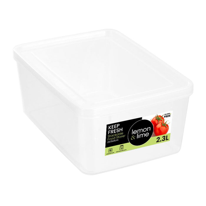 Lemon & Lime KEEP FRESH FOOD CONTAINER 2.3L 21X15X9CM