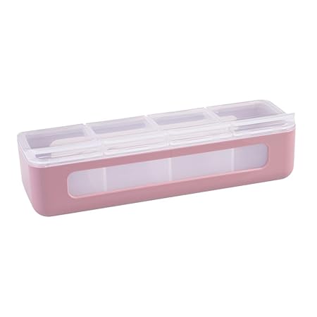 4 COMPARTMENT SNACKLE BOX PINK