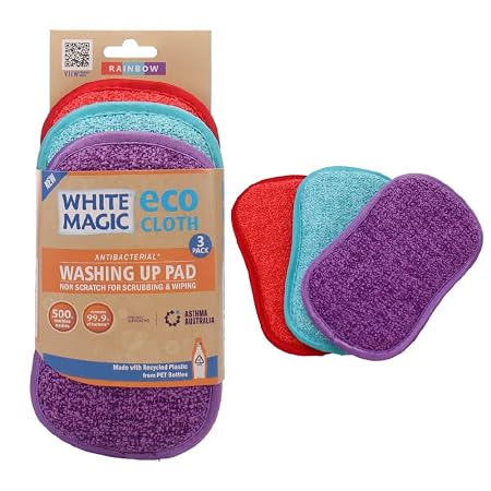 Washing Up Pad 3pack Rainbow