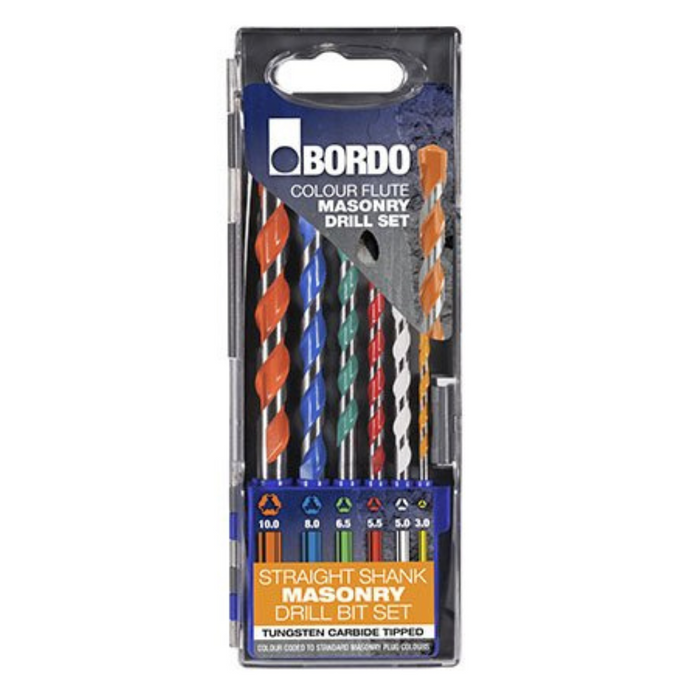 Bordo Colour Flute TCT Masonry Drill 2532 Series