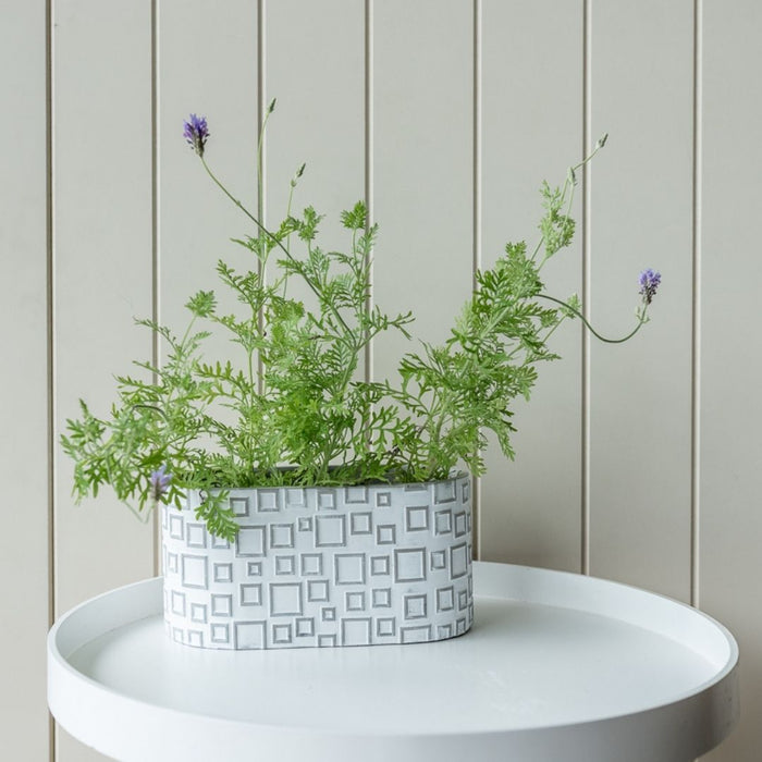 3 set Jesse Squares Oval Plant Pot