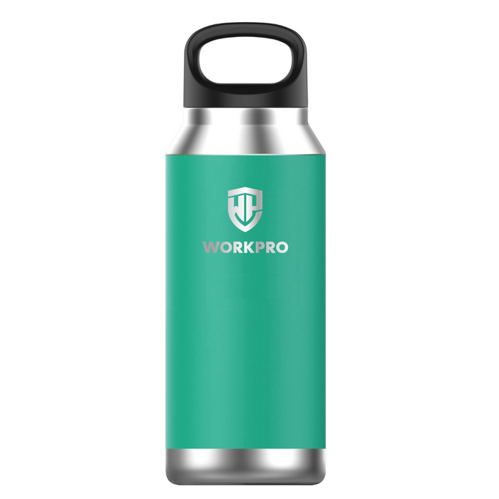 Workpro 48Oz/1419Ml Bottle,Cyan Stainless Steel WP389033 6pack