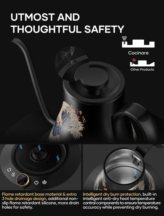 Cocinare FLOW M9 Master Gooseneck Kettle