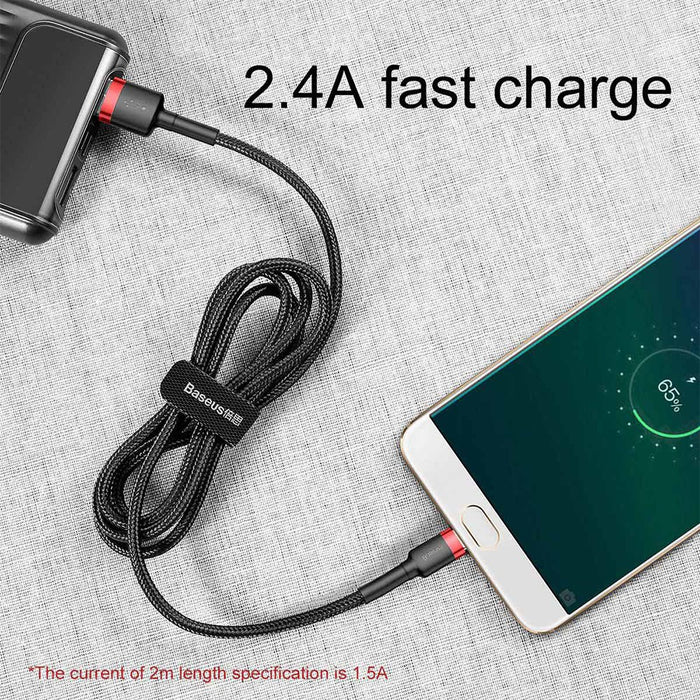 Baseus Cafule Double Side Insertion Micro USB Charging Cable 1.5A 2M