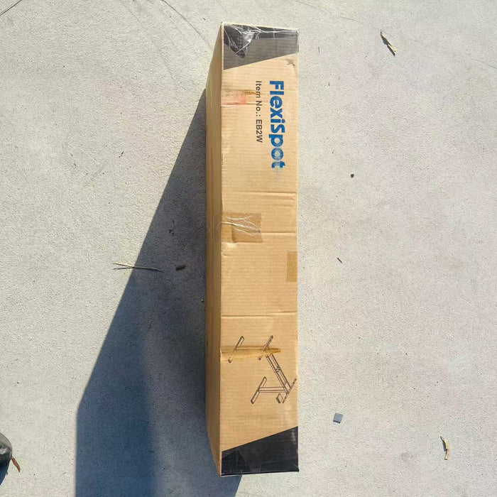 FLEXISPOT EB2W Electric Standing Desk Frame with Clamp Power Strip & Cable Tray