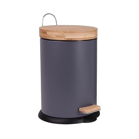 Eco Basics Rubbish Bin 3L - Charcoal