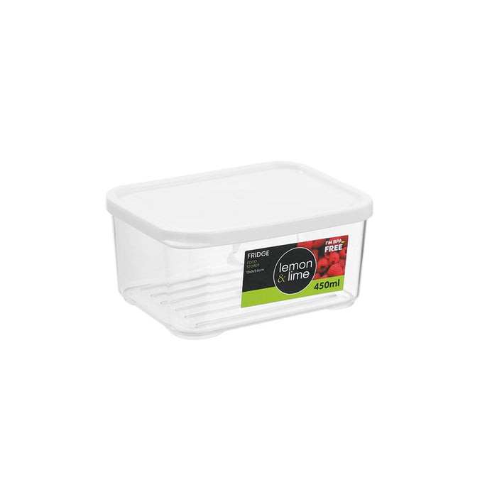 Lemon & Lime FRIDGE FOOD STORER 450ML 9X5.6X12CM