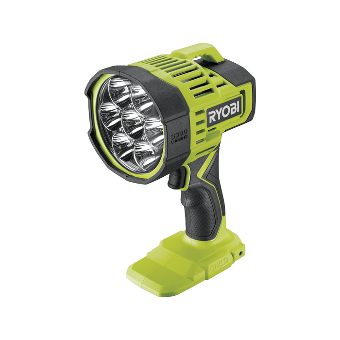 Ryobi 18V ONE+ LED Spotlight 650 Yard Beam Distance, PCL661B