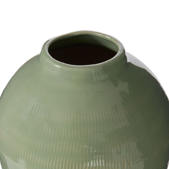 NSIMG-SHA256:1ad06886cb7bba2be56140961180f319f445228f0f05fb10de8a7f99fe401915 · Isalbi Rogue Kiona Vase Green
