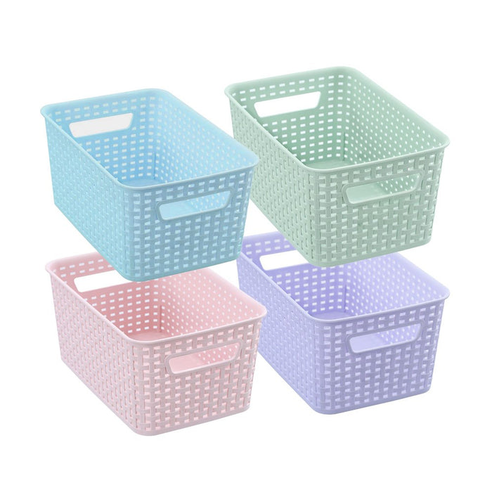 Boxsweden Woven Storage Basket 5L 28X18.5X13Cm Colour Pop