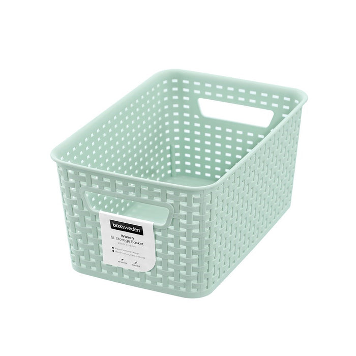 Boxsweden Woven Storage Basket 5L 28X18.5X13Cm Colour Pop