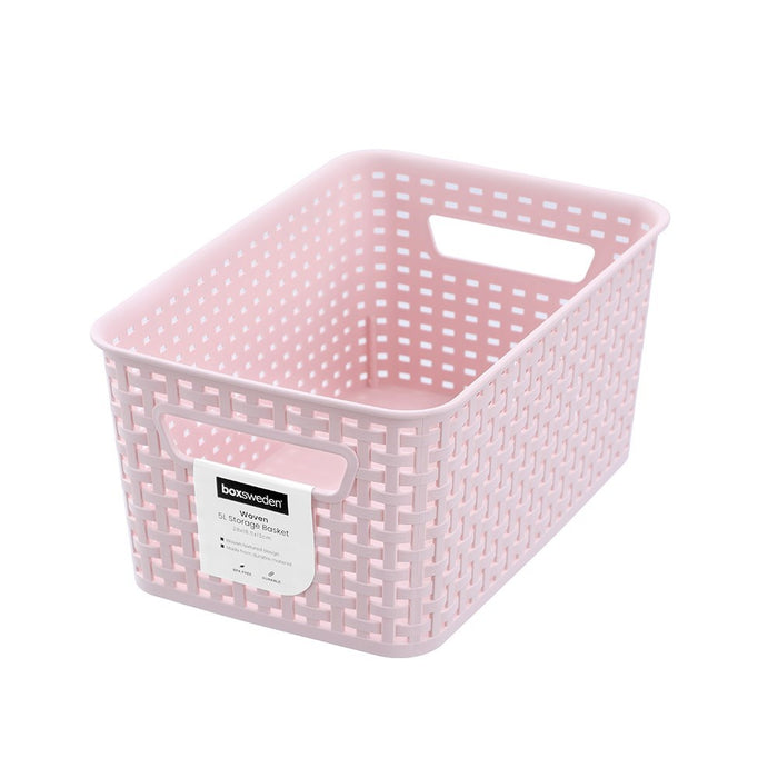 Boxsweden Woven Storage Basket 5L 28X18.5X13Cm Colour Pop