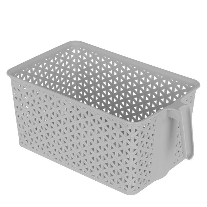 Boxsweden Wicker Design Easy Grab 6.5L Basket 33X19.5X14.5Cm
