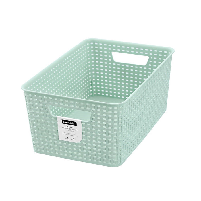 Boxsweden Woven Storage Basket 14L 39X26X16.5Cm Colour Pop