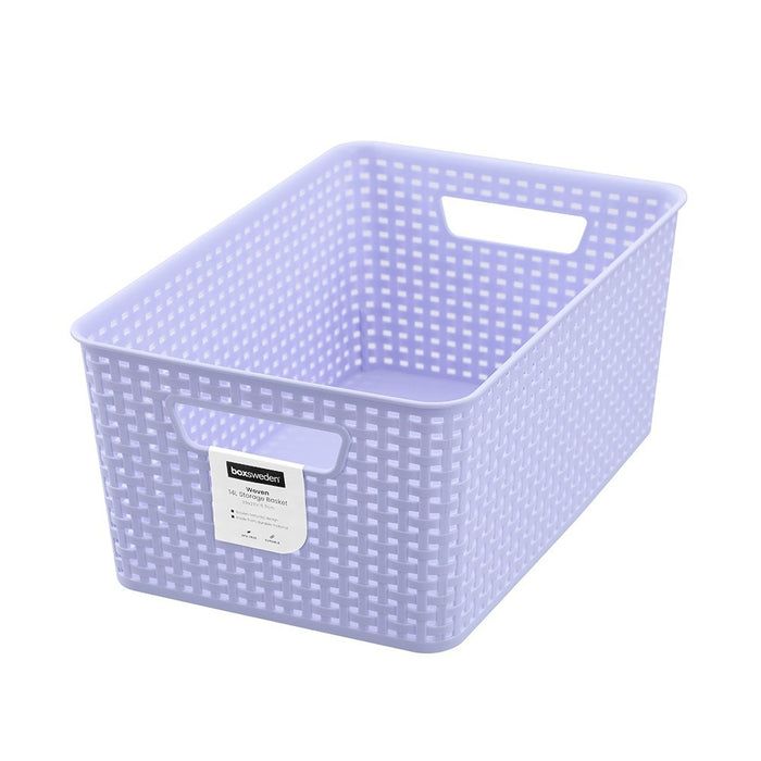 Boxsweden Woven Storage Basket 14L 39X26X16.5Cm Colour Pop