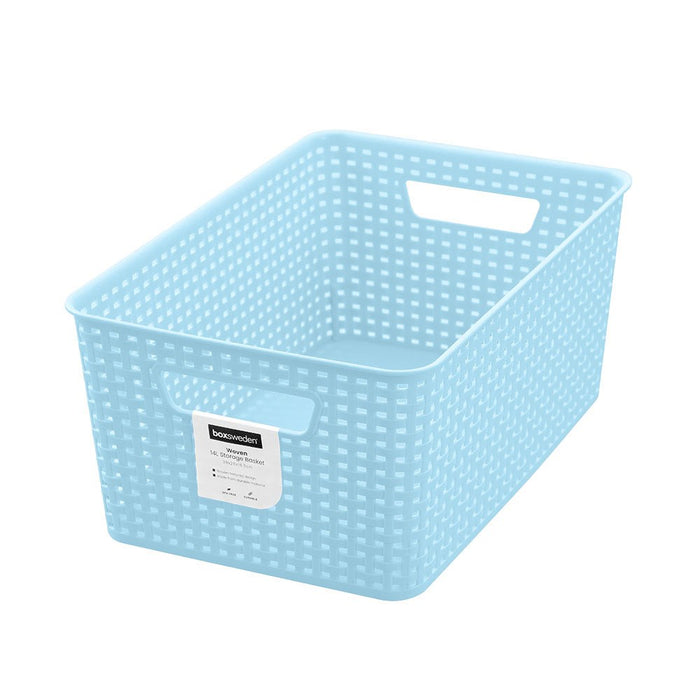 Boxsweden Woven Storage Basket 14L 39X26X16.5Cm Colour Pop