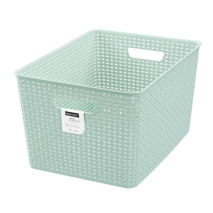 Boxsweden Woven Storage Basket 22L 41.5X28.5X22Cm Colour Pop