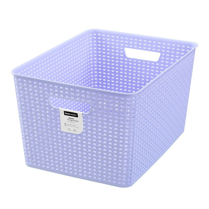 Boxsweden Woven Storage Basket 22L 41.5X28.5X22Cm Colour Pop