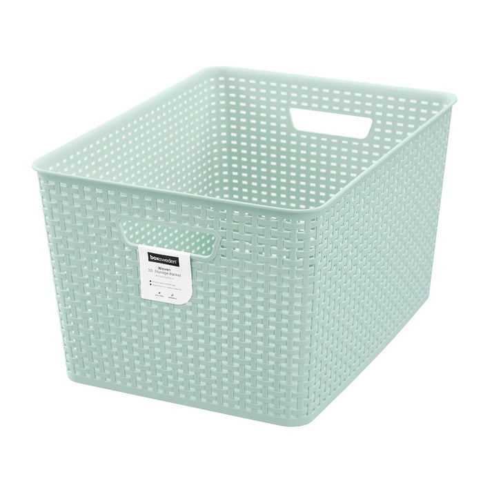 Boxsweden Woven Storage Basket 32L 44.5X34X25Cm Colour Pop