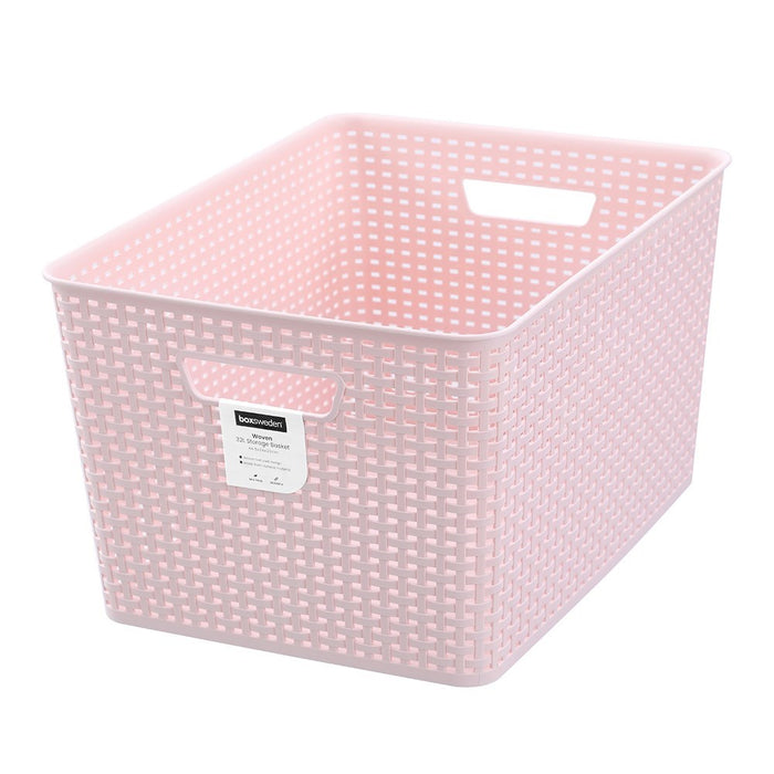 Boxsweden Woven Storage Basket 32L 44.5X34X25Cm Colour Pop
