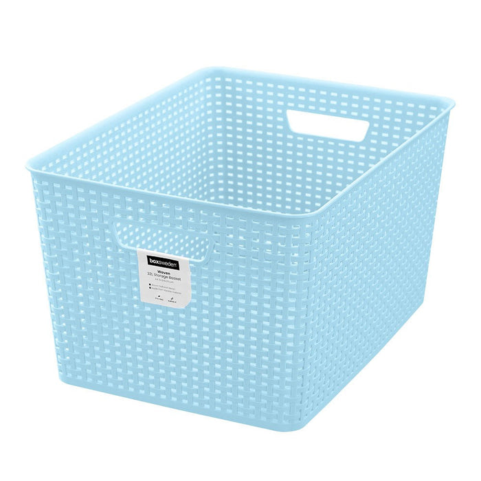 Boxsweden Woven Storage Basket 32L 44.5X34X25Cm Colour Pop