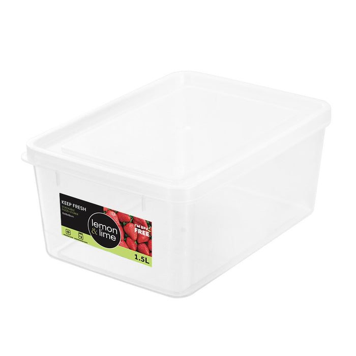 Lemon & Lime KEEP FRESH FOOD CONTAINER 1.5L 13X18X8CM
