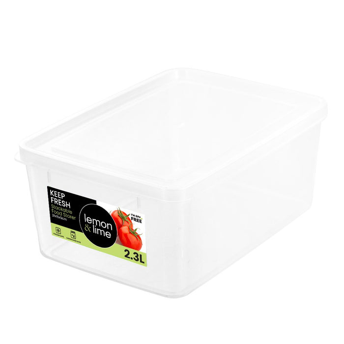 Lemon & Lime KEEP FRESH FOOD CONTAINER 2.3L 21X15X9CM