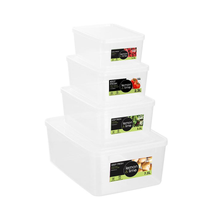 Lemon & Lime KEEP FRESH FOOD CONTAINER 2.3L 21X15X9CM