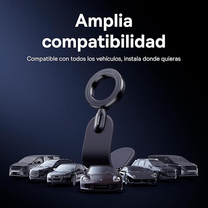 Baseus C02 Go Series Magnetic Car Phone Mount-Cluster Black