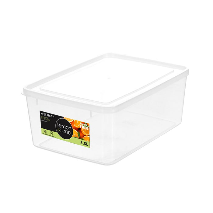 Lemon & Lime KEEP FRESH FOOD CONTAINER 5.5L 20X28X11.5CM